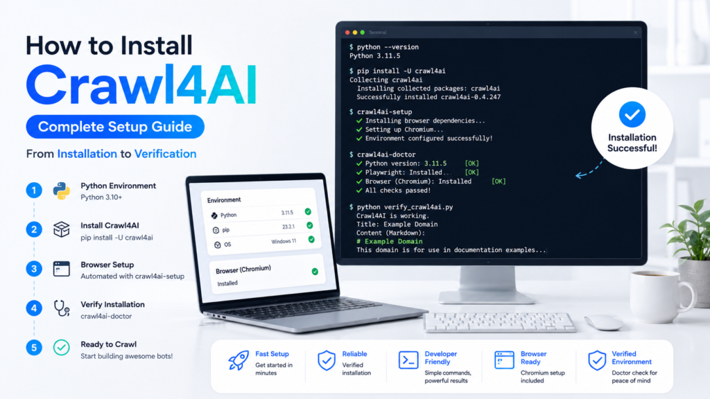 How to install Crawl4AI complete setup guide